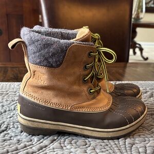 Sorel Kids Brown and Gray Boots